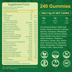 Tecepec Greens Daily Gummies with adaptogenic mushrooms for steady energy on busy days