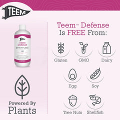 Kid-friendly Teem Defense daily-dose bottle for family use
