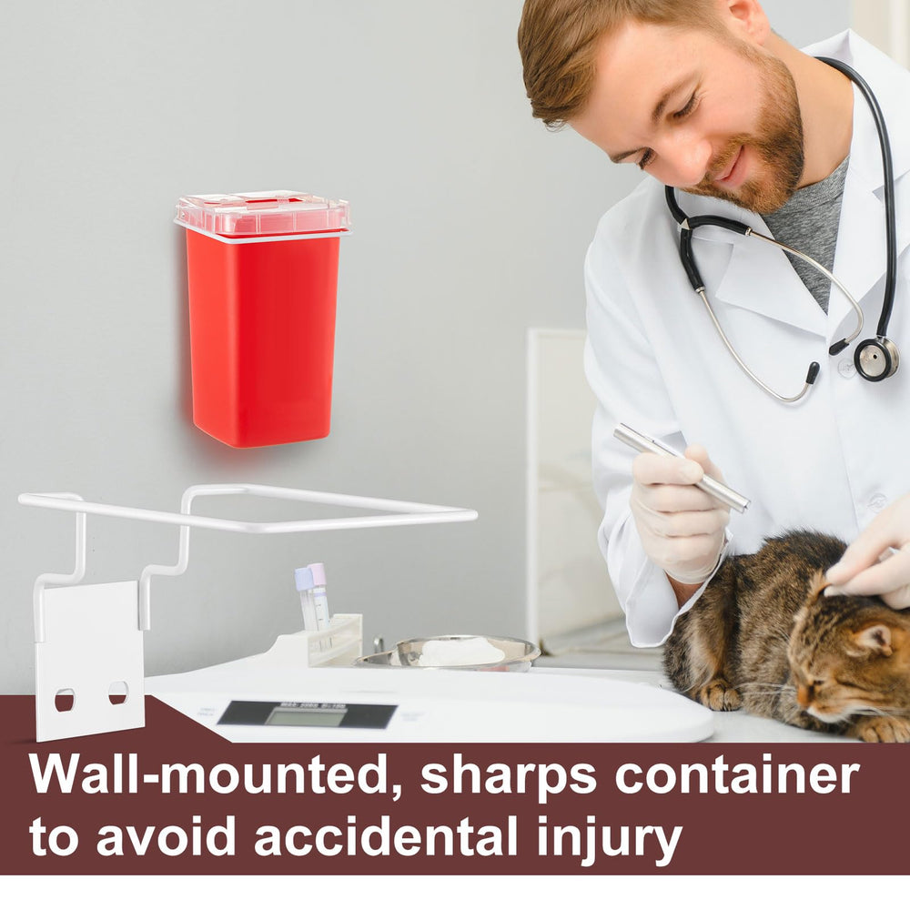 Teenyyou wall-mounted sharps storage demonstrates space-saving solution.