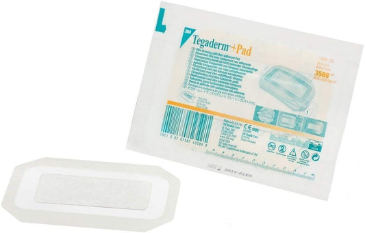 Tegaderm waterproof breathable film dressing allows showering without removing the dressing.