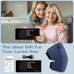 Telepepe blue knee brace worn for cozy warmth during daily wear