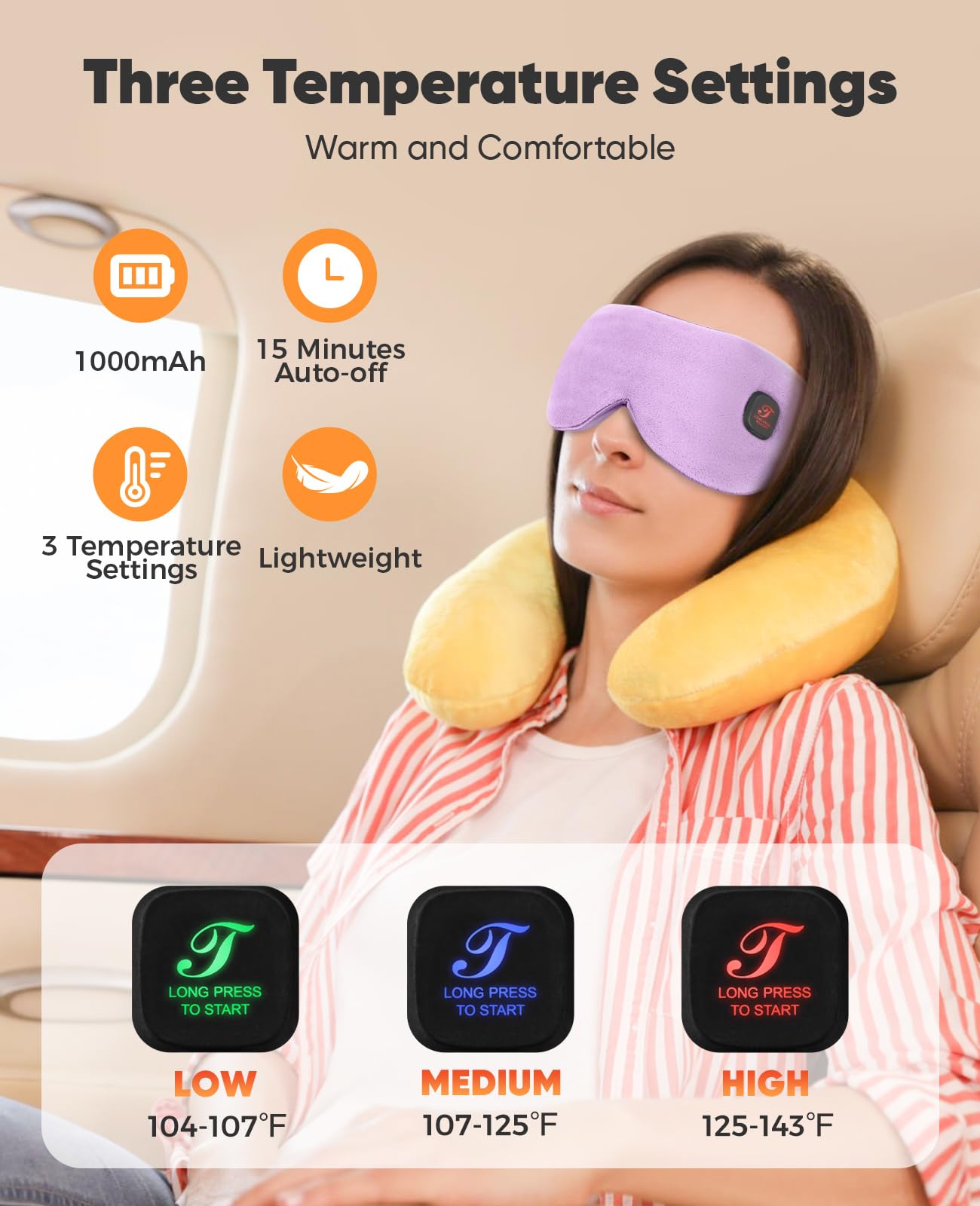 Telepepe lightweight breathable eye mask designed for ease.