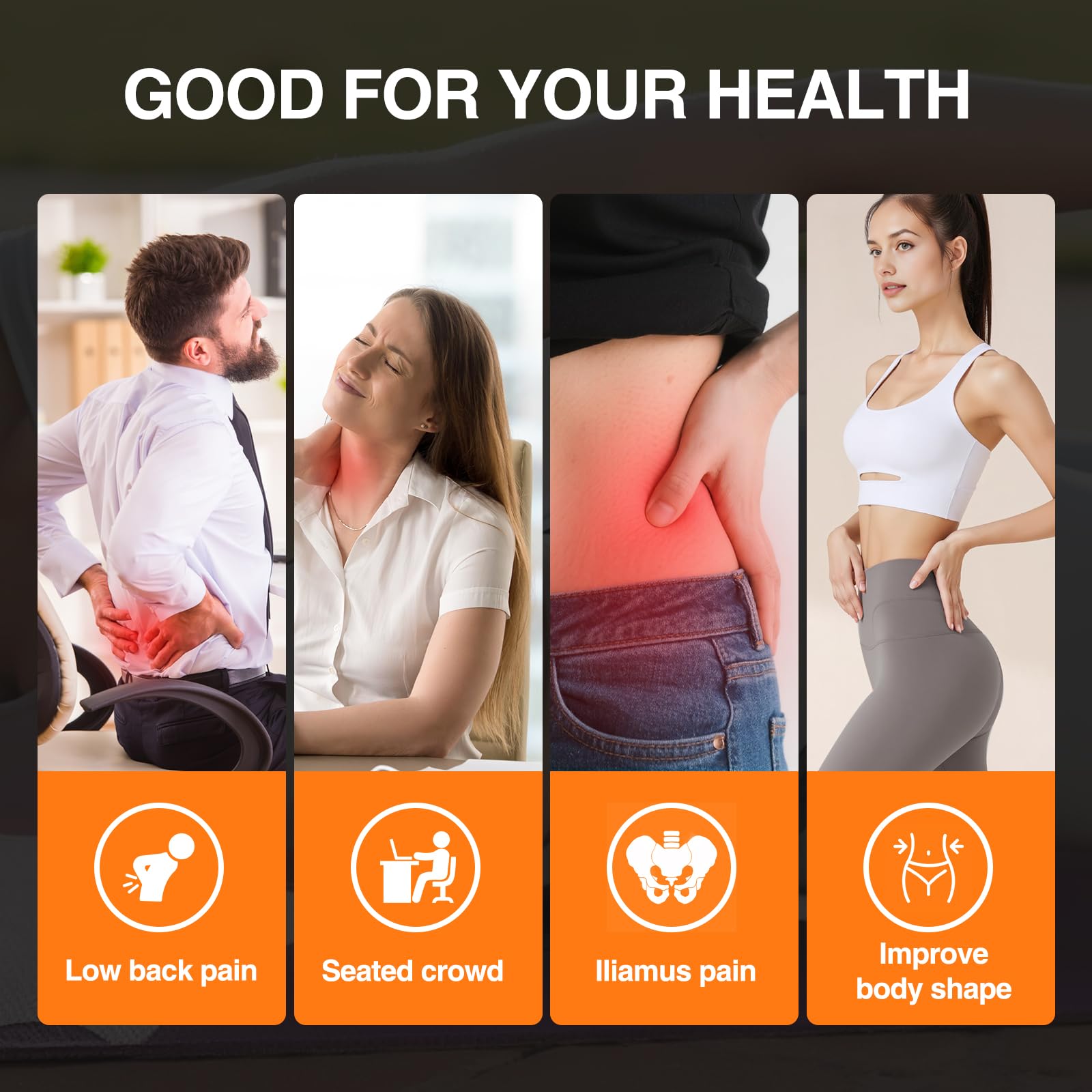 Telyora Psoas Release Tool applies deep pressure for psoas relief.