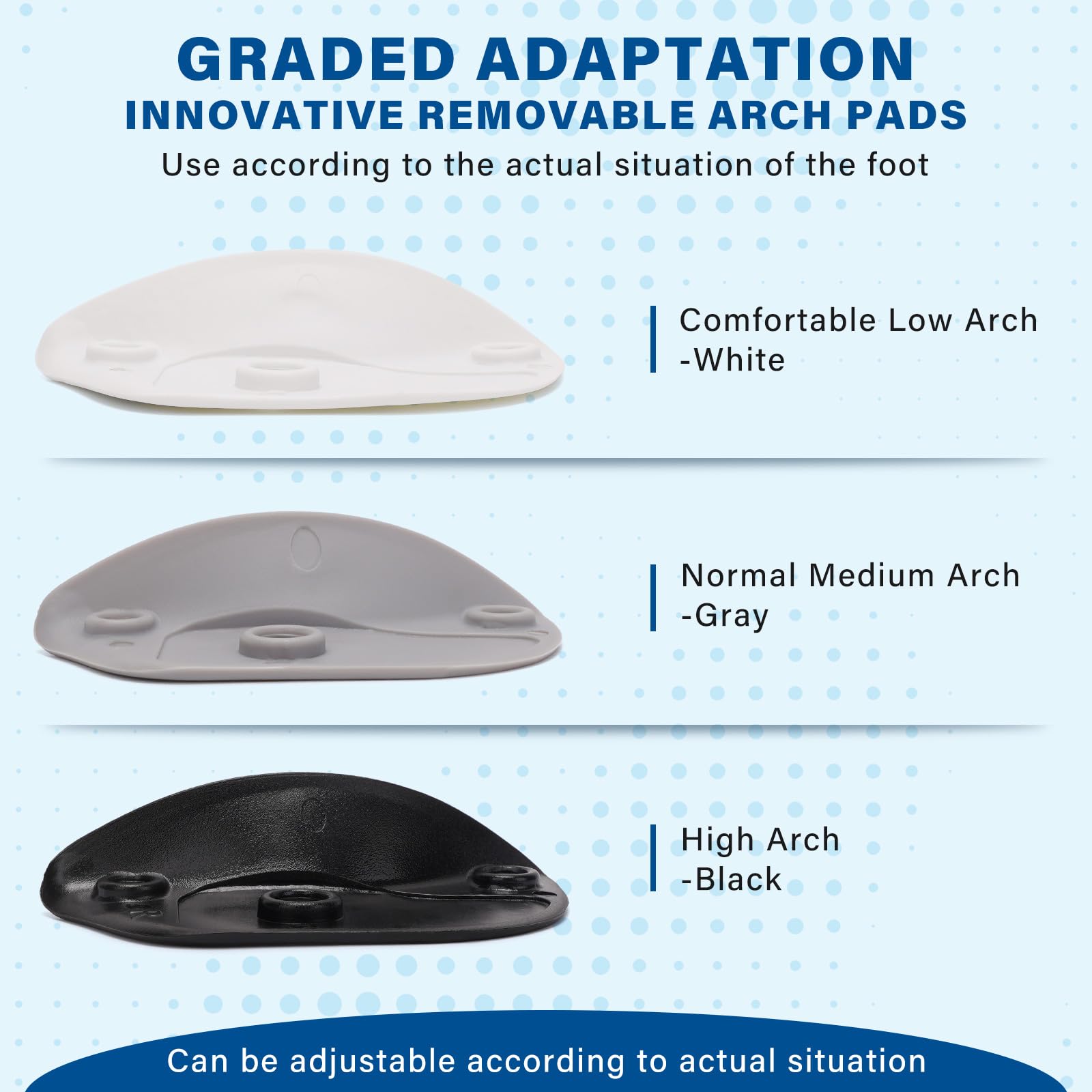 TemHot full-length arch support provides all-day stability from heel to toe