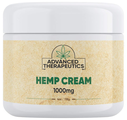 HEM Temperature hemp cream bottle being poured for targeted muscle comfort