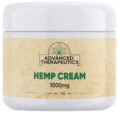 HEM Temperature hemp cream bottle being poured for targeted muscle comfort