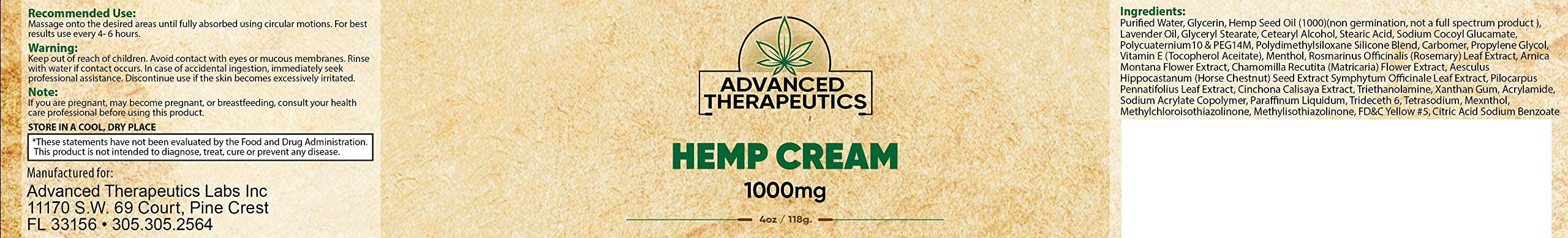 HEM Temperature hemp cream texture demonstrates quick non-greasy absorption