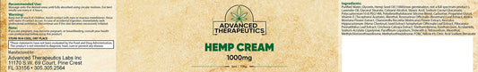 HEM Temperature hemp cream texture demonstrates quick non-greasy absorption