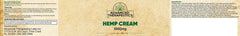 HEM Temperature hemp cream texture demonstrates quick non-greasy absorption