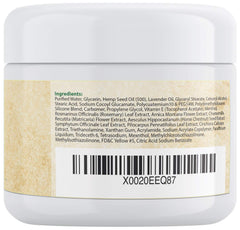 HEM Temperature hemp cream with arnica and lavender for daily skin comfort.