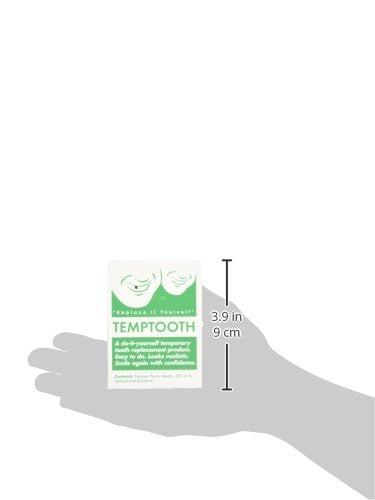 Temptooth snap-in tooth illustrates easy placement without cement.