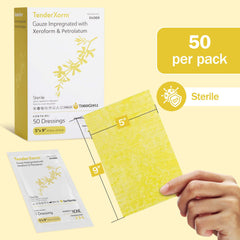 TenderGentle individually wrapped dressings for sterile, ready-to-use care