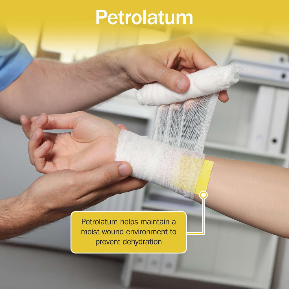 TenderGentle petrolatum maintains a moist wound environment and protects the surface