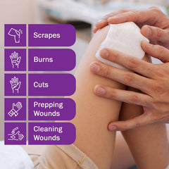 TenderGentle soft cotton gauze feels gentle on skin during dressing changes.