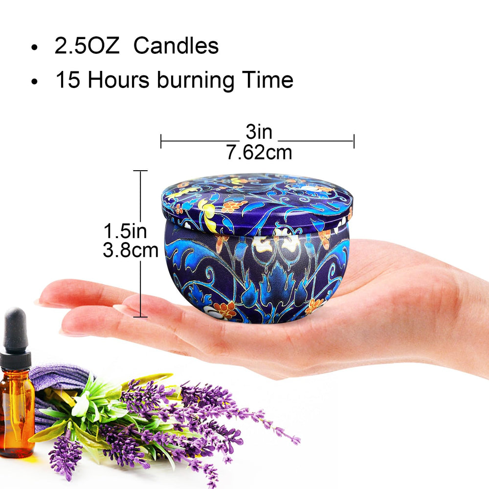 Tengyukenny Gardenia candle in metal jar delivers lush, calming garden fragrance.
