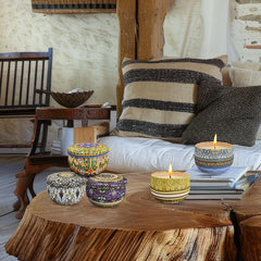 Tengyukenny Russian-pattern candle design as decorative centerpiece