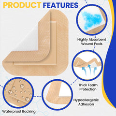 TENKAIWICK 40-pack individually packaged dressings for daily wound care.