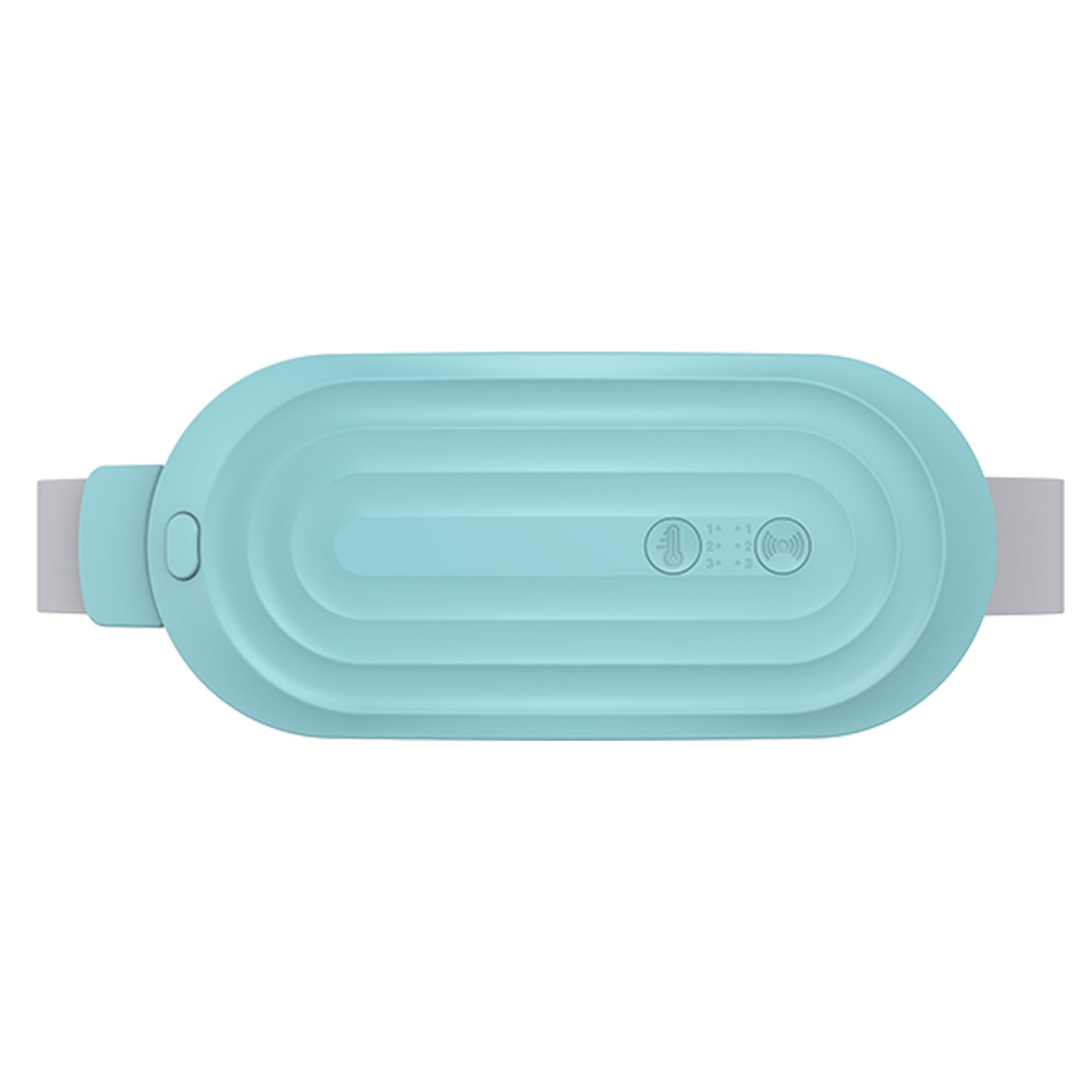 TensCare OVA Therma Belt demonstrates wearable design for discreet cramps relief under clothing.