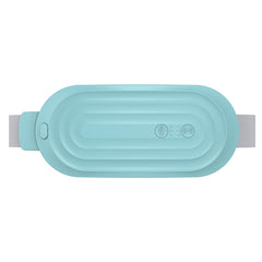 TensCare OVA Therma Belt demonstrates wearable design for discreet cramps relief under clothing.
