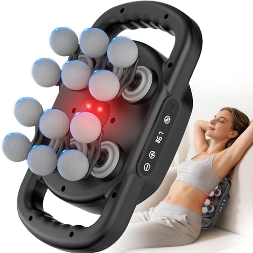 TenSine 12-head massage gun set front view shows full-body relief potential.