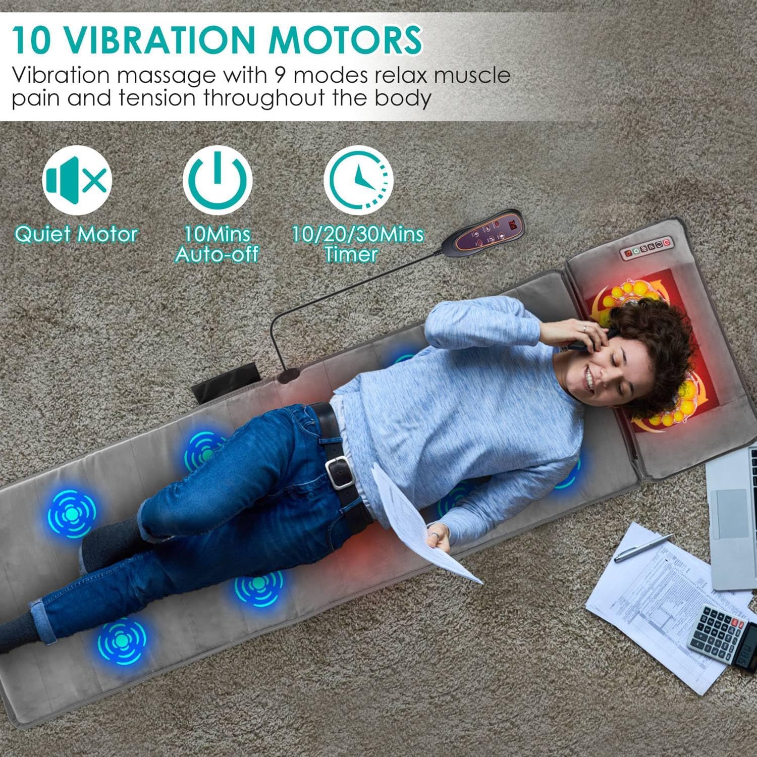 TeqHome three heating levels allow customizable warmth