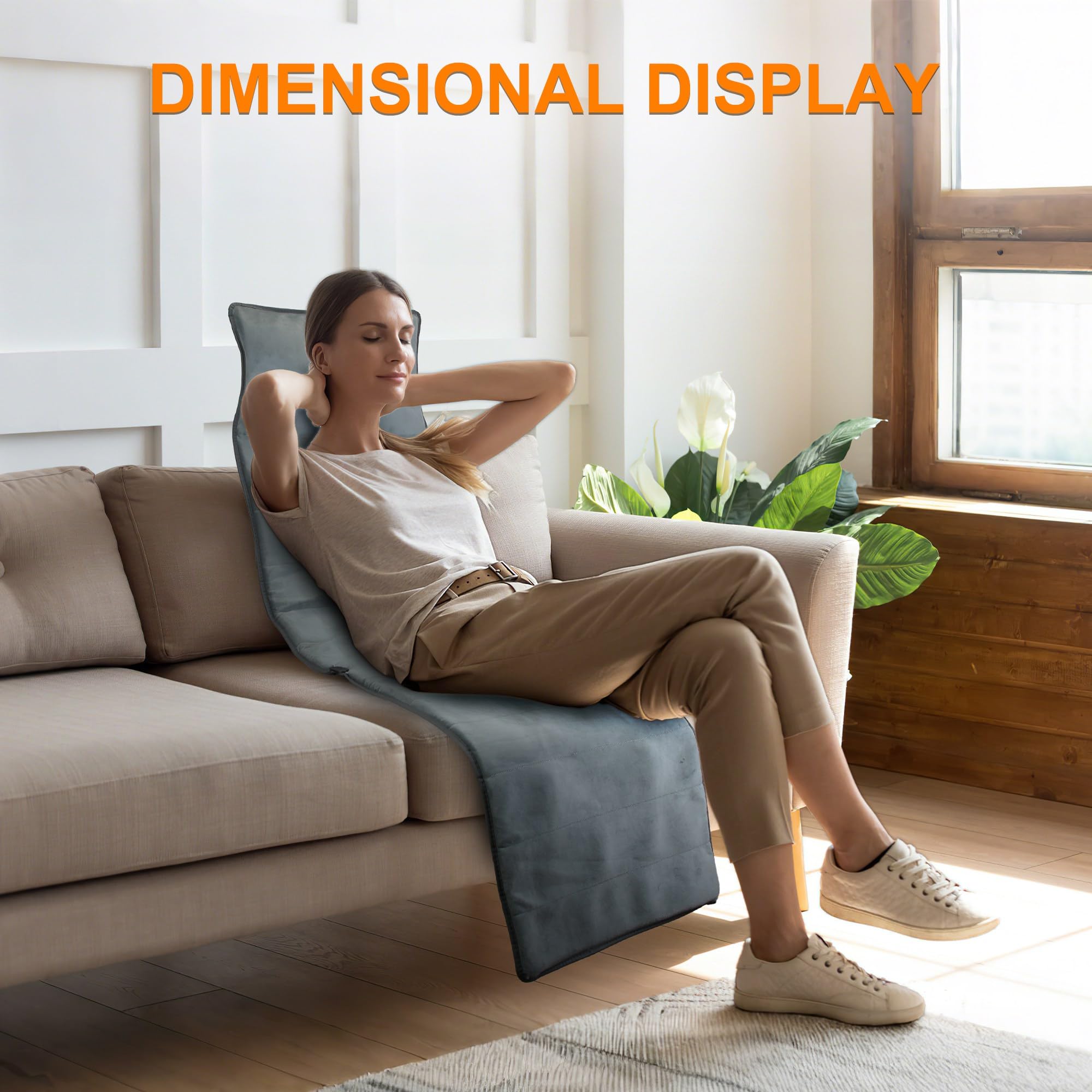 TeqHome anti-slip bottom keeps the mat stable on various surfaces