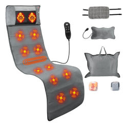TeqHome full-body massage mat back area for soothing relief after a long day.