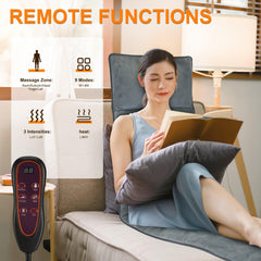 TeqHome inflatable pillows adapt for neck and lumbar support