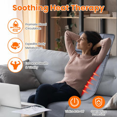 TeqHome full-body massage mat supports waist comfort and relaxation after work.