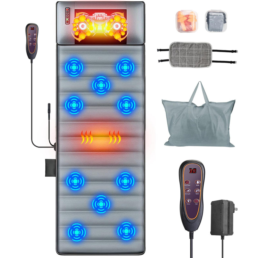 TeqHome full body massage mat providing full coverage for relaxing sessions