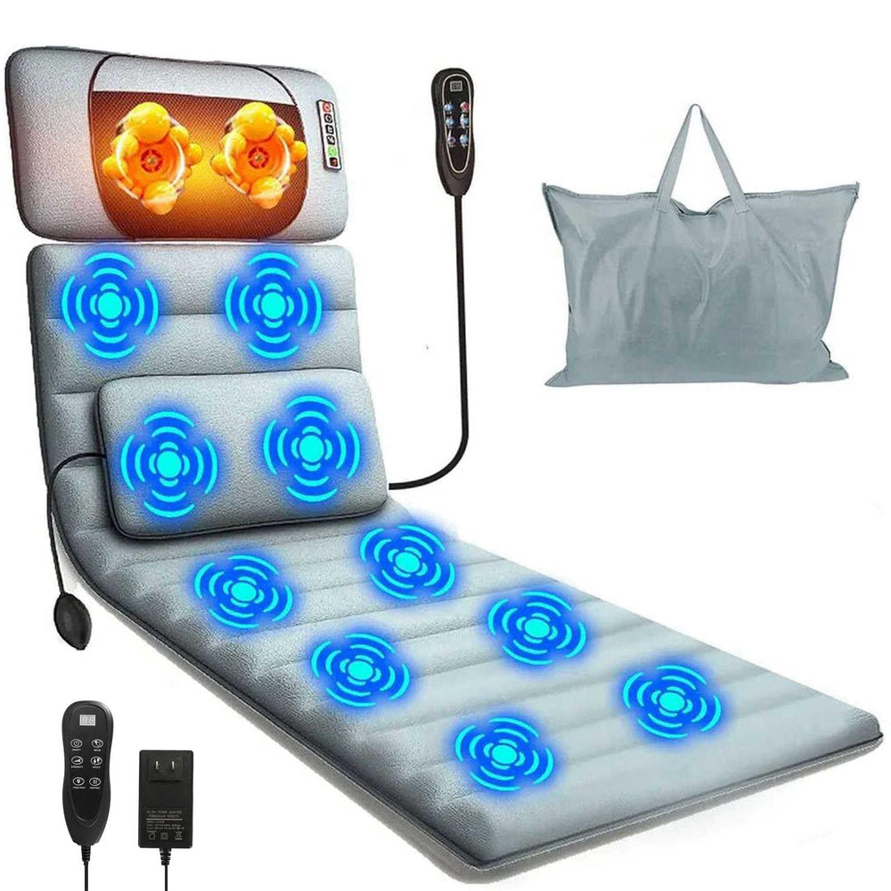 TeqHome full body massage mat focusing on neck to legs for relaxation