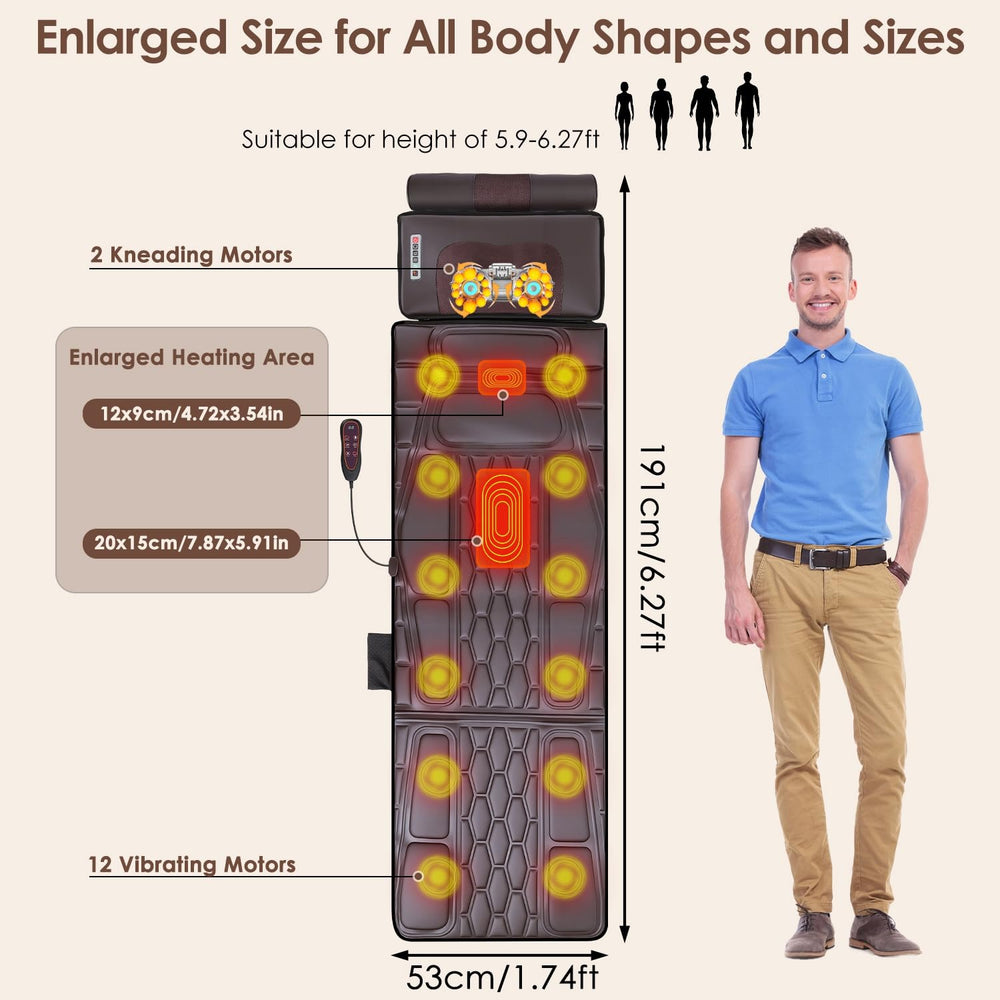 TeqHome massage controller shows clear controls for timing and heat.