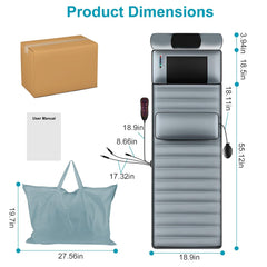TeqHome soft fabric keeps skin comfortable during long massage sessions