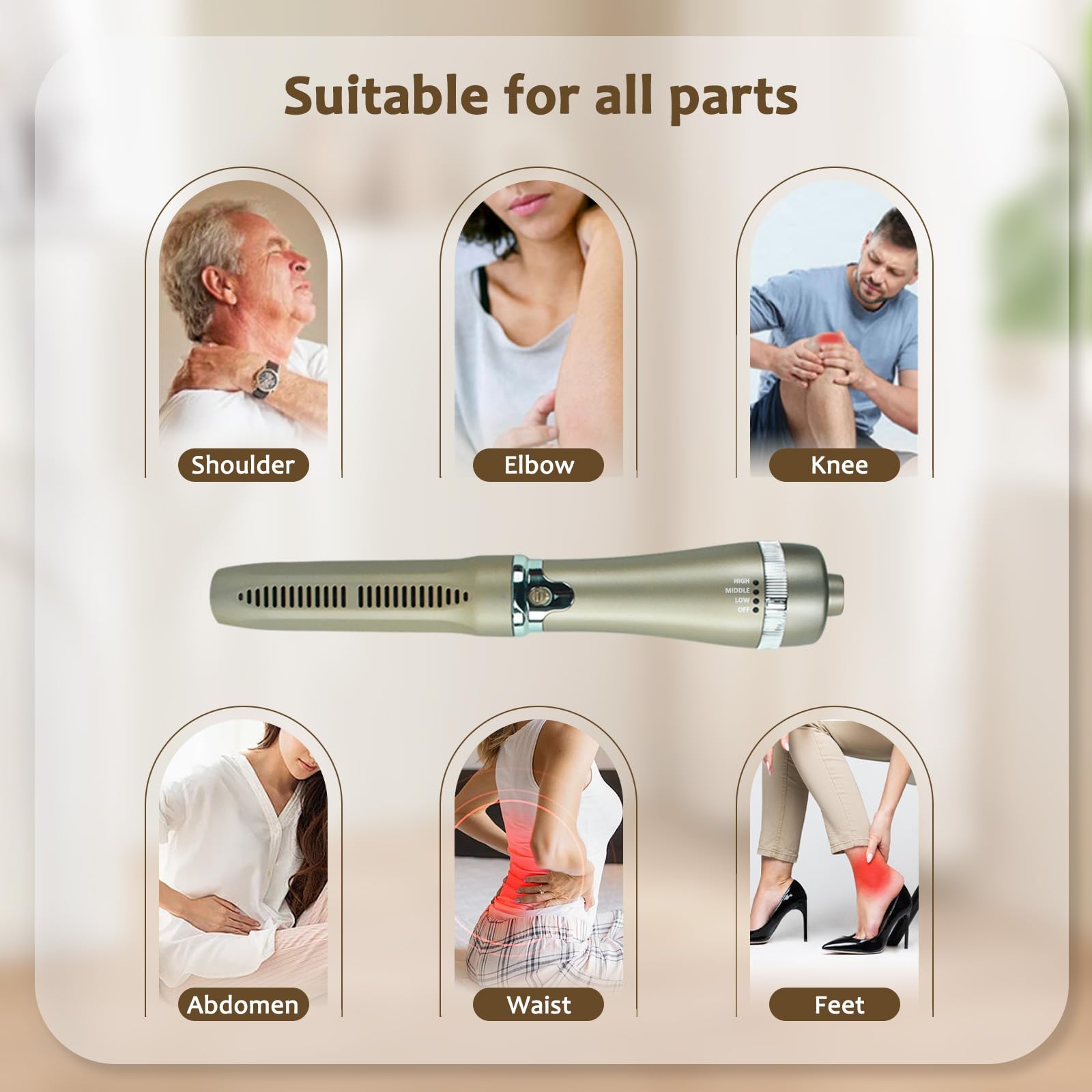 Terahertz Therapy Wand is portable for travel-friendly wellness sessions.