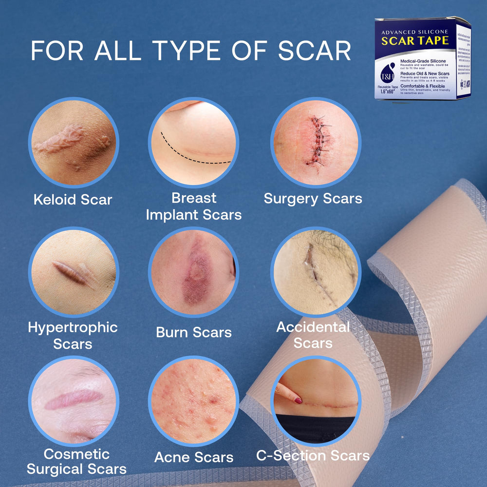 TEREZ & HONOR silicone scar tape is washable and durable for daily use.