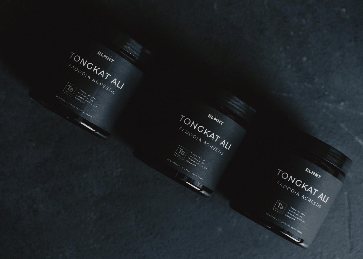 Terra Elmnt capsules side by side for daily supplementation