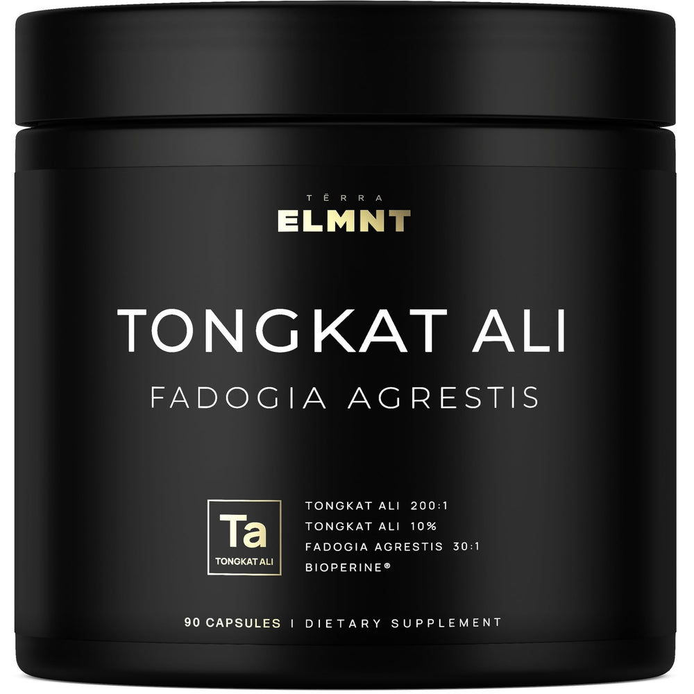 Terra Elmnt Tongkat Ali 200x extract capsules for daily energy support