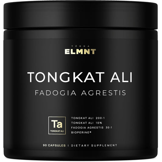 Terra Elmnt Tongkat Ali 200x extract capsules for daily energy support