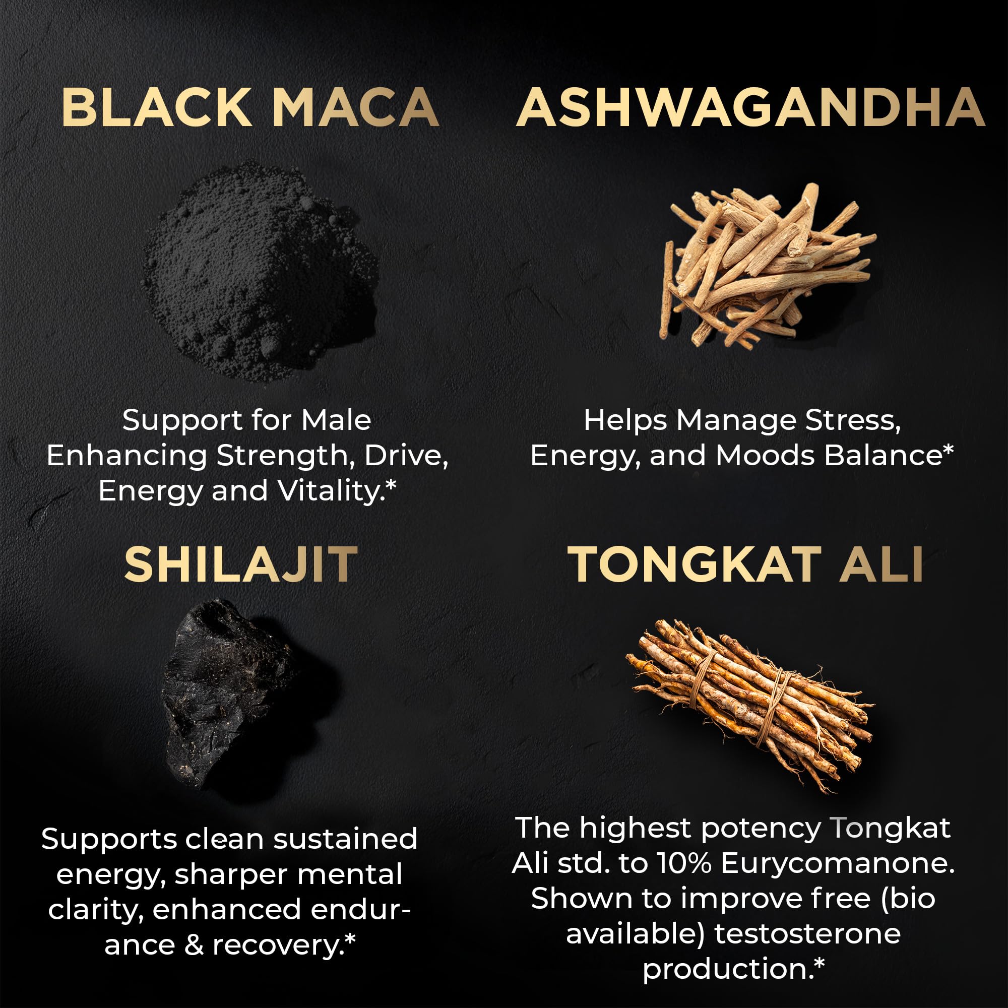 ULTRA MALE capsules arranged for daily use