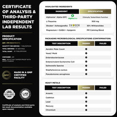 Terra Elmnt USA GMP facility label signals high purity and quality control