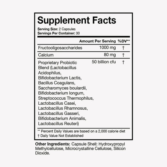 Terra Health Essentials Advanced Probiotics capsules aid immune support and wellness.