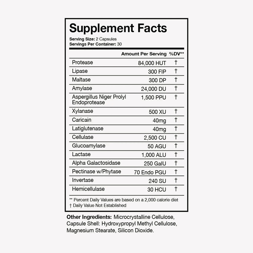 Pouring Terra Health Essentials Digestive Catalyst capsules for convenient use with meals.