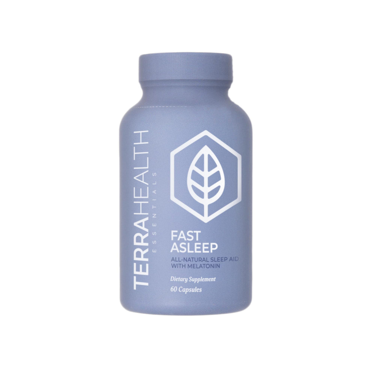 Terra Health Essentials Fast Asleep bottle front view promotes restful sleep
