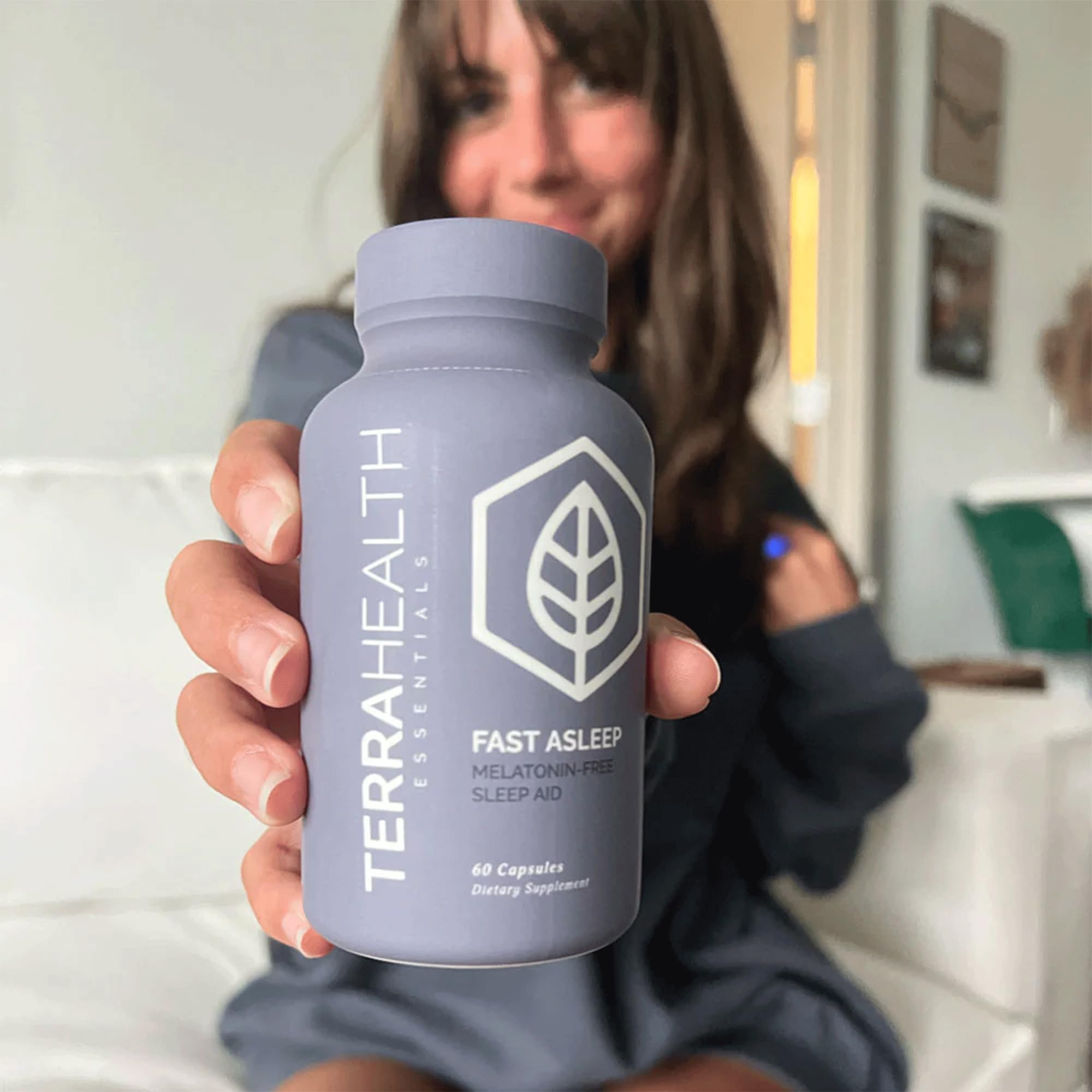 Terra Health Essentials Fast Asleep packaging highlights all-natural formula