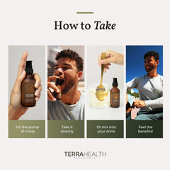 Terra Health Essentials liposomal curcumin drops black pepper addition for flavor and absorption