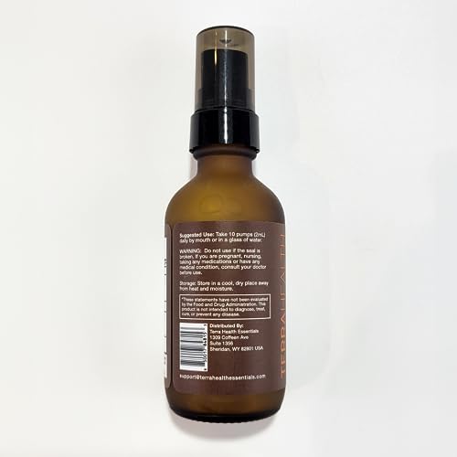 Terra Health Essentials liposomal curcumin drops pump-action for easy daily dosing