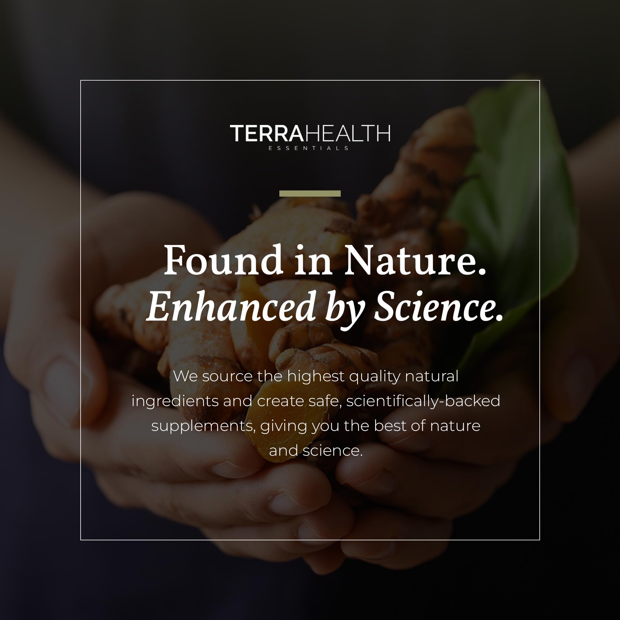 Terra Health Essentials liposomal curcumin drops vegan gluten-free label