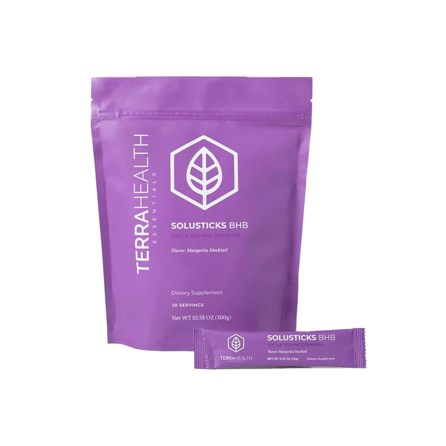 Terra Health Essentials Solusticks BHB ketosis boost for quick energy and focus
