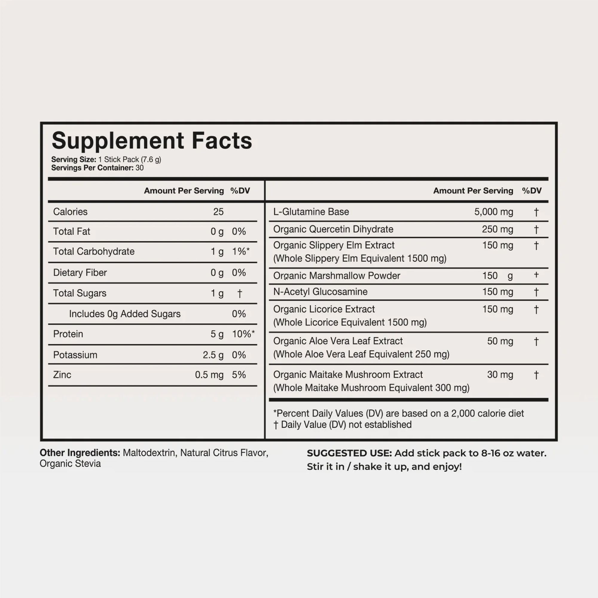 Solusticks Gut packaging, vegan and gluten-free formulation highlighted.