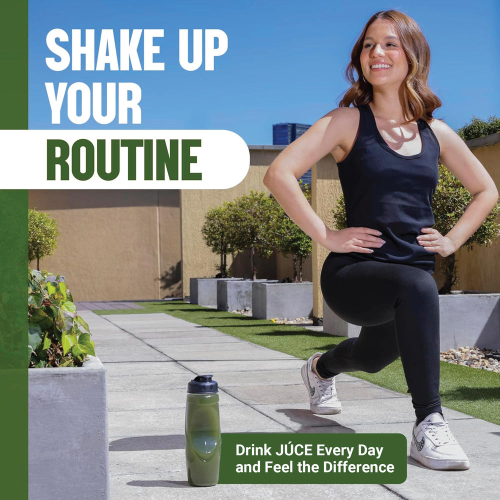 Terra Kai Juce SG7 bottle pour demonstrates quick mix action